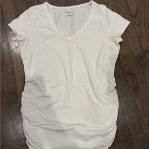 Motherhood Maternity White Tshirt Size MED